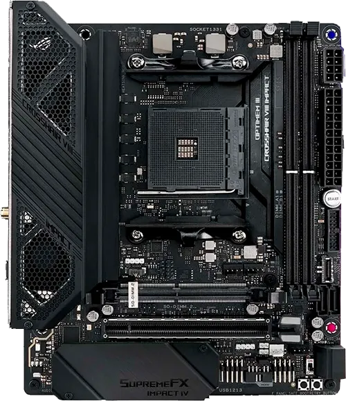 Калибровка тепловизора Asus ROG Crosshair VIII Impact